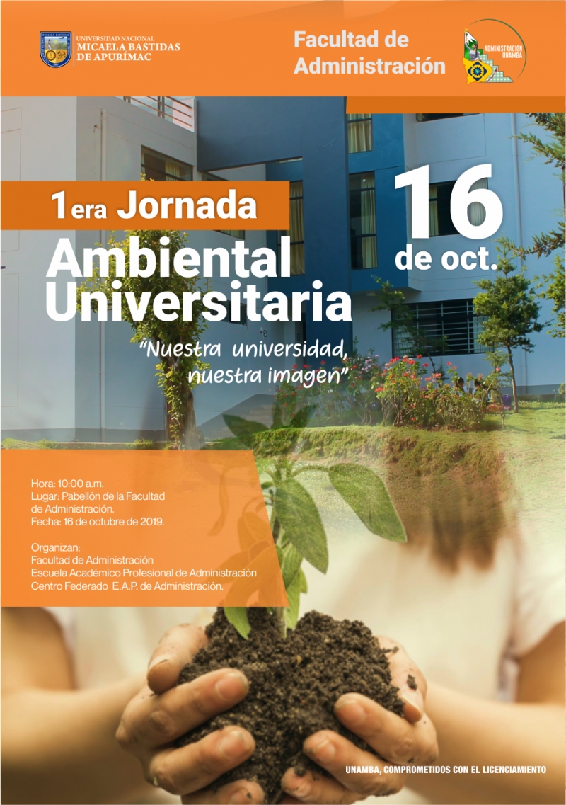 1era Jornada Ambiental Universitaria, 16 de octubre