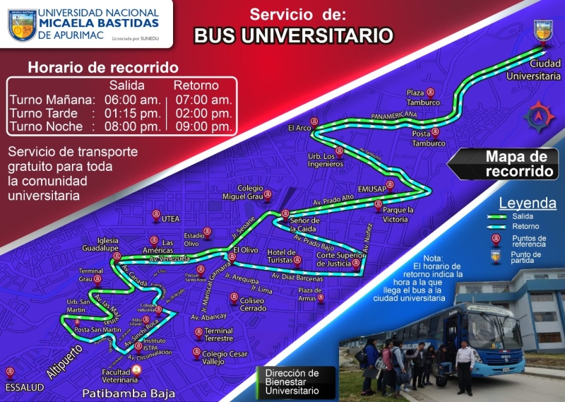 Servicio de Bus Universitario