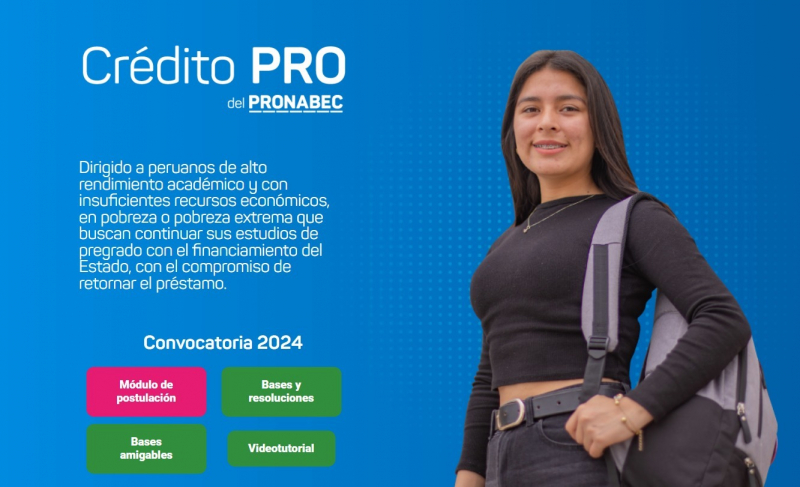 Crédito PRO convocatoria 2024