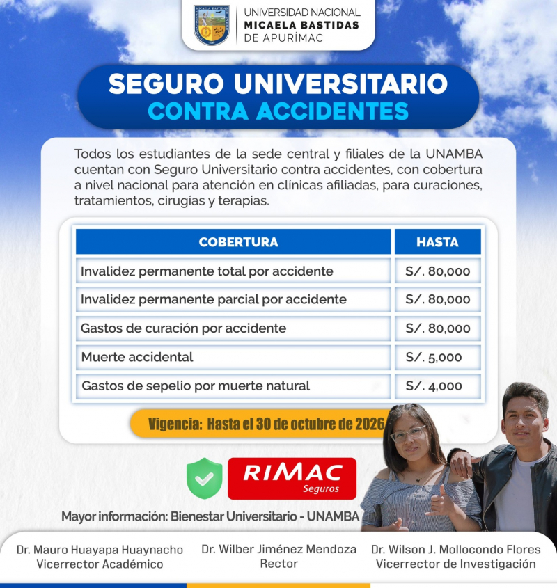 Seguro Universitario contra accidentes