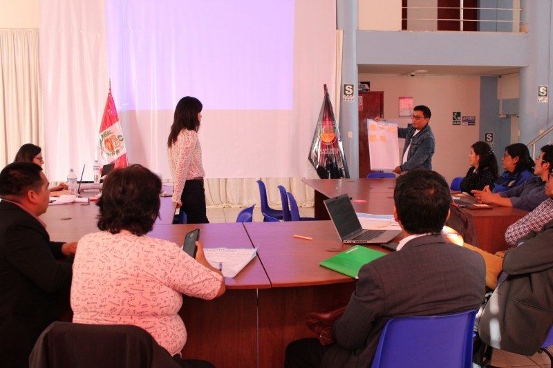 Vicerrectorado de Investigación y PMESUT realizaron taller “Planeamiento Estratégico de la UNAMBA 2024 - 2028”