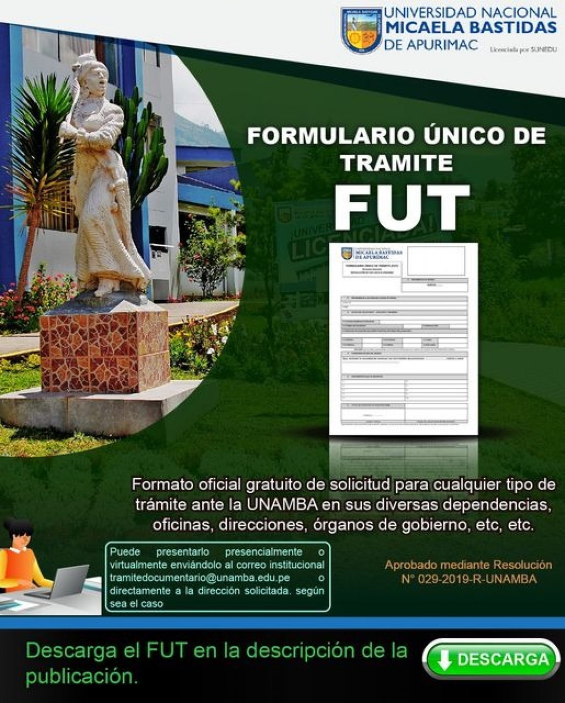 Formulario Único De Trámite Fut 6944