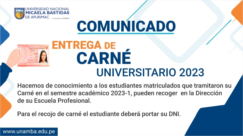 Carné Universitario 2023
