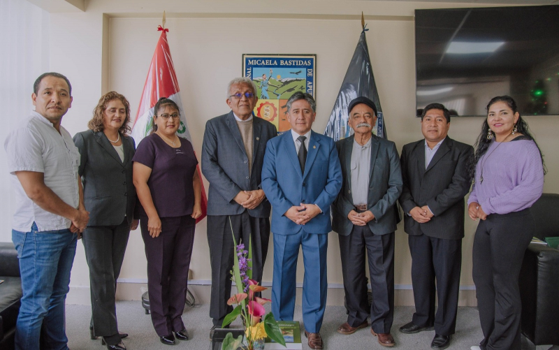 UNAMBA recibe visita de vicerrector académico de la Universidad Nacional Agraria La Molina