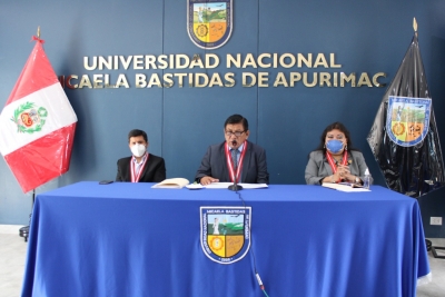 Rector de la UNAMBA informó avances de gestión universitaria