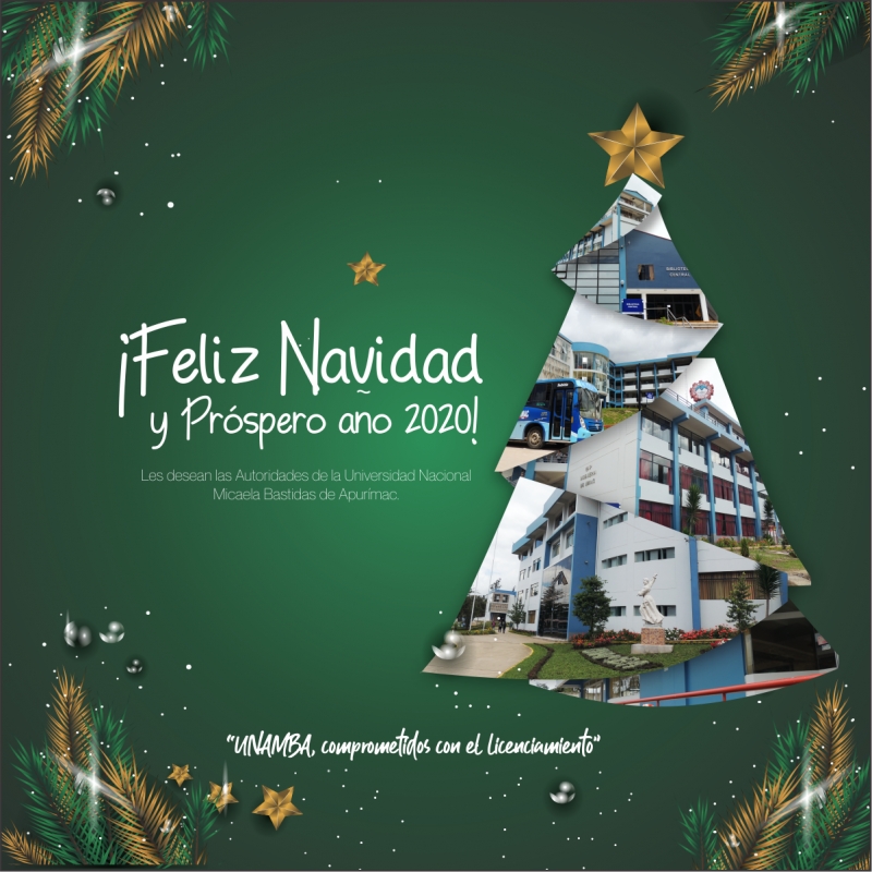 ¡Feliz Navidad y Próspero Año 2020!