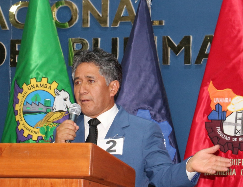Dr. Wilber Jiménez es elegido como nuevo rector de la UNAMBA