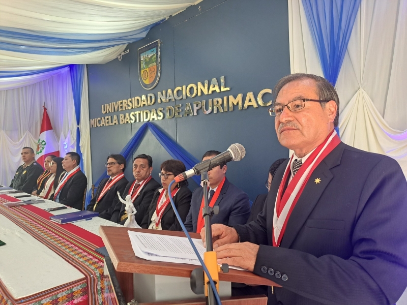 Sesión Solemne por el 23° aniversario de Creación Institucional de la UNAMBA