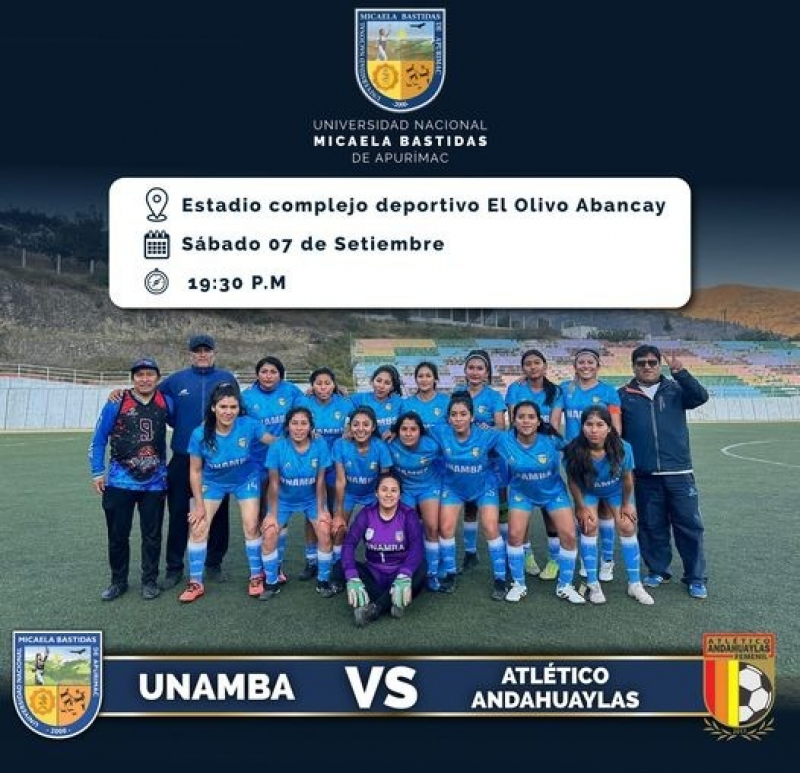 Fútbol Femenino UNAMBA vs Atlético Andahuaylas