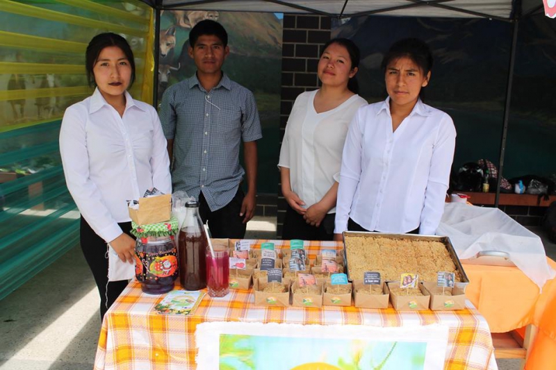 Con éxito se llevó la XX Feria de Creatividad e Innovación en la Plaza de Armas de Tamburco, organizado por la Facultad de Administración