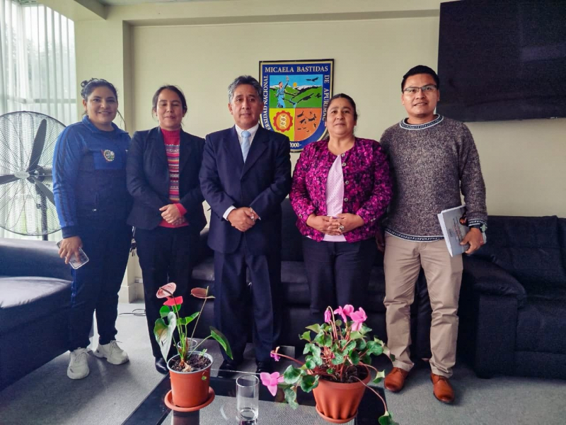 Rector de UNAMBA y Directora Regional de Educación Apurímac realizan coordinaciones para renovar firma de convenio de cooperación interinstitucional