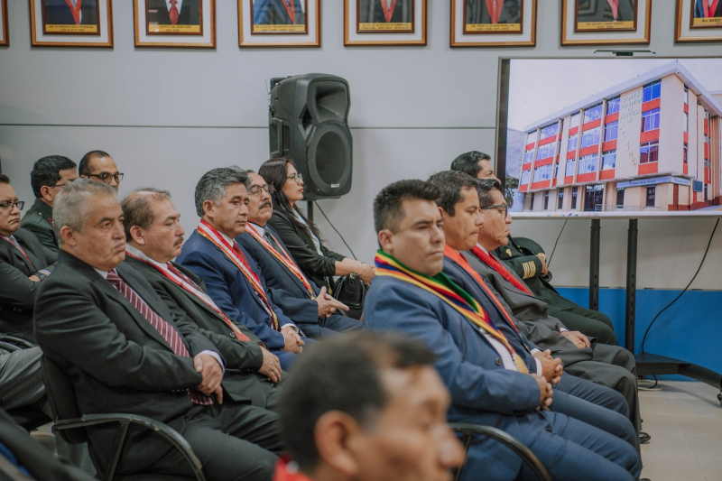 Rector de la UNAMBA participa en ceremonia de apertura del Año Judicial 2025