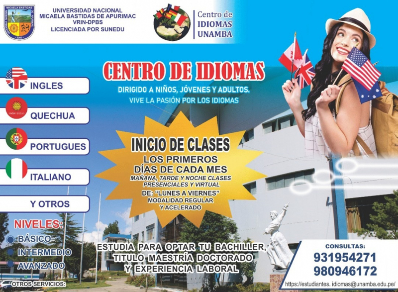 Centro de Idiomas de la UNAMBA