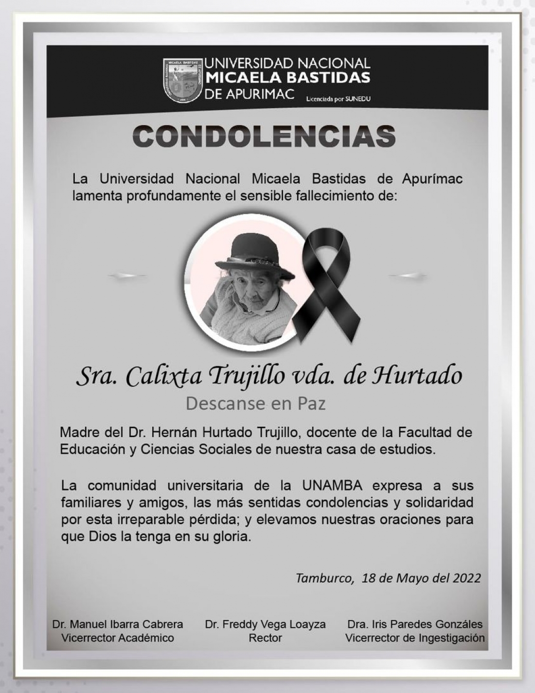 Ejemplos De Un Obituario OBITUARIO