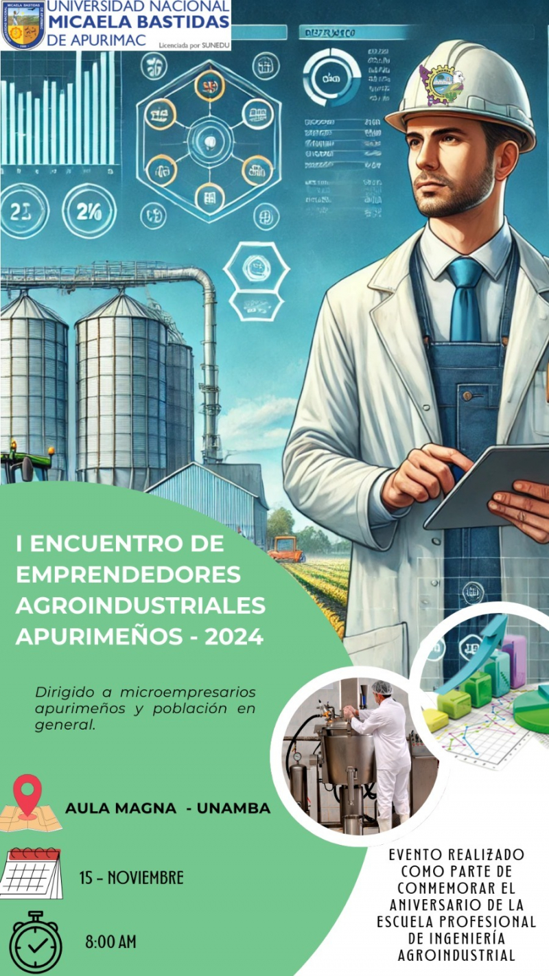 PRIMER ENCUENTRO DE EMPRENDEDORES AGROINDUSTRIALES APURÍMAC 2024