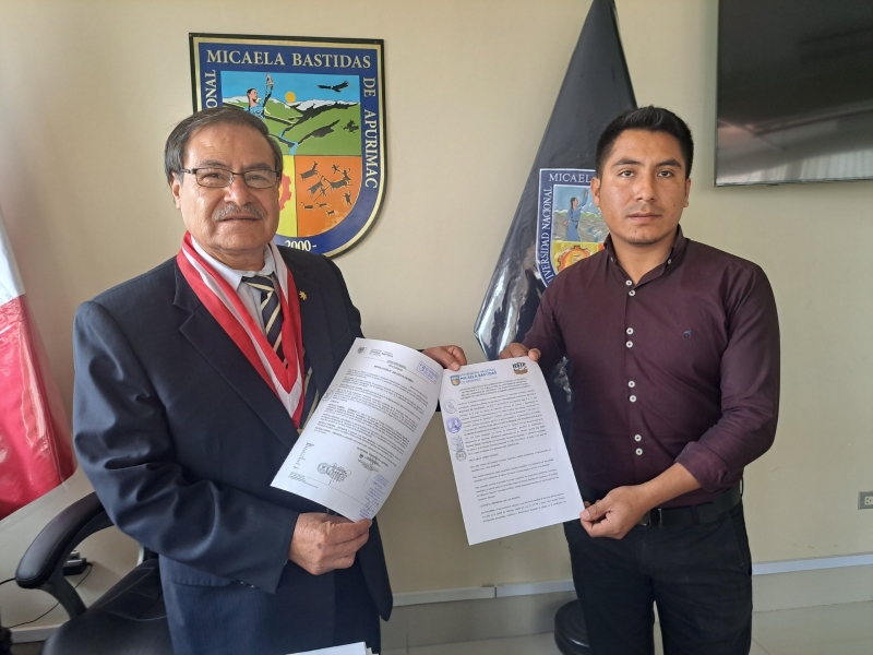 UNAMBA firma convenio de cooperación académica con el Instituto de Educación Superior Tecnológico Público Alfredo Sarmiento Palomino de Huancarama