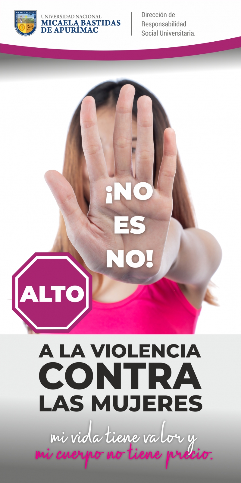 ¡Alto a la violencia contra la Mujer!