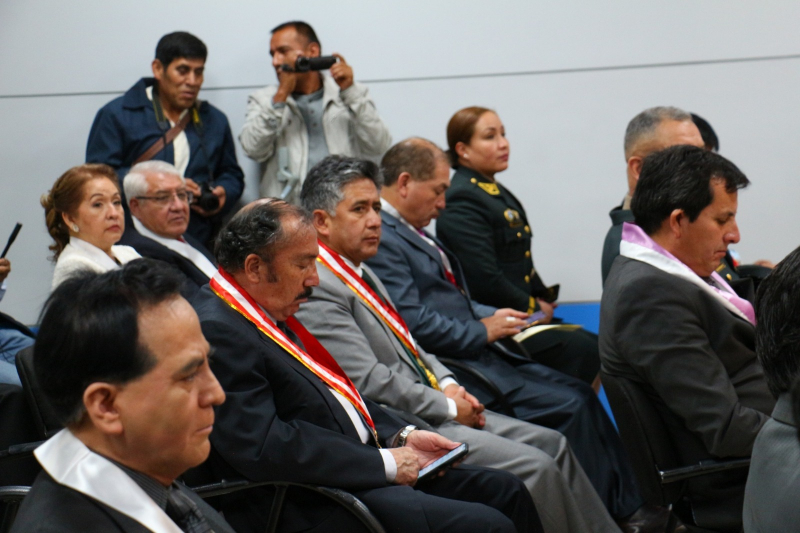 Rector de la UNAMBA participó en ceremonia por el Día del Juez y de la Jueza