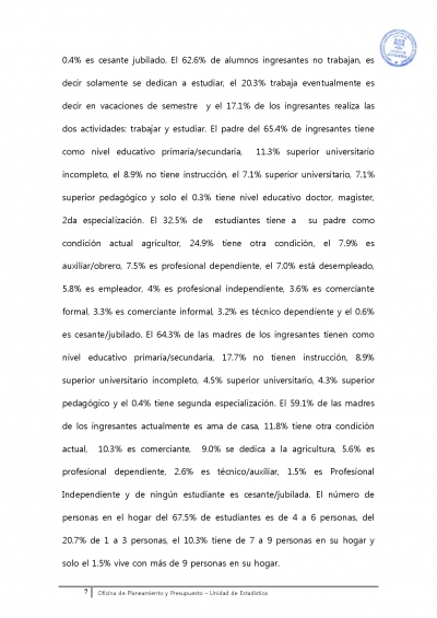 ESTUDIO SOCIOECONÓMICO DE INGRESANTES AÑO 2021