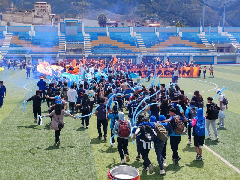 Gran participación de estudiantes en los Juegos Deportivos Interescuelas Profesionales de la UNAMBA